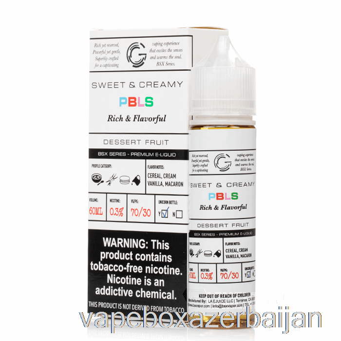 Vape Azerbaijan PBLS - BSX Series - 60mL 3mg